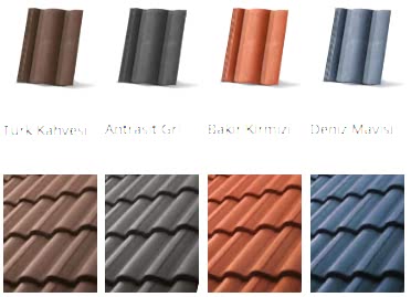 megaron v renkli kiremit